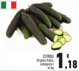Conad CETRIOLI offerta