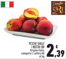 Conad PESCHE GIALLE I NOSTRI ORI offerta