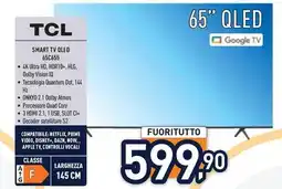 Unieuro TCL SMART TV QLED 65C655 offerta
