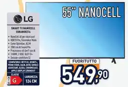Unieuro LG SMART TV NANOCELL 55NAN082T6 offerta