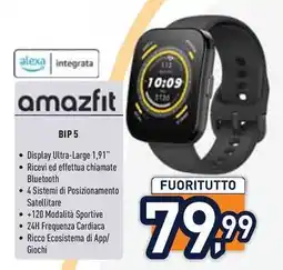 Unieuro amazfit BIP 5 offerta