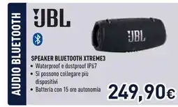 Unieuro JBL SPEAKER BLUETOOTH XTREME3 offerta