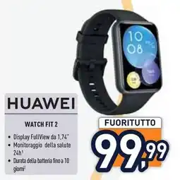 Unieuro HUAWEI WATCH FIT 2 offerta