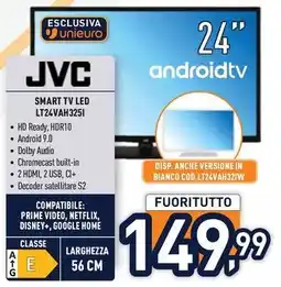 Unieuro JVC SMART TV LED LT24VAH3251 offerta
