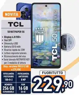 Unieuro TCL 50 NXTPAPER 5G offerta