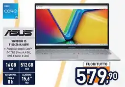 Unieuro ASUS VIVOBOOK 15 F1504ZA-NJ660W offerta