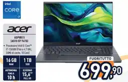 Unieuro acer ASPIRE 5 (A515-57-74TS) offerta