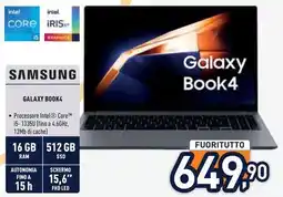 Unieuro SAMSUNG Galaxy Book4 offerta