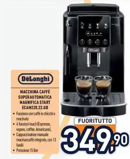 DeLonghi MACCHINA CAFFÈ SUPERAUTOMATICA MAGNIFICA START ECAM220.22.GB