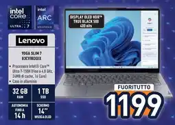 Unieuro Lenovo YOGA SLIM 7 83CV003QIX offerta