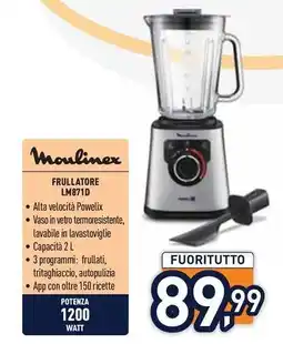 Unieuro Moulinex FRULLATORE LM871D offerta
