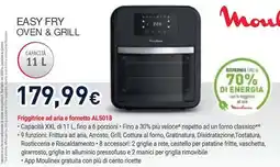 Unieuro Moulinex Friggitrice ad aria e fornetto AL5018 offerta
