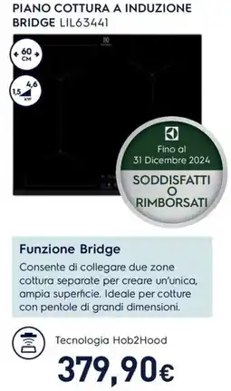 PIANO COTTURA A INDUZIONE BRIDGE LIL63441