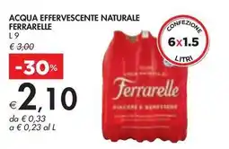 Bennet ACQUA EFFERVESCENTE NATURALE FERRARELLE offerta