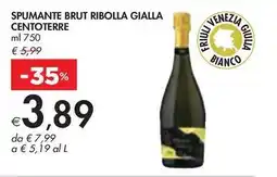 Bennet SPUMANTE BRUT RIBOLLA GIALLA CENTOTERRE offerta