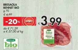 Bennet BRESAOLA BENNET BIO offerta