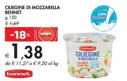 Bennet CILIEGINE DI MOZZARELLA BENNET offerta