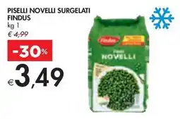 Bennet PISELLI NOVELLI SURGELATI FINDUS offerta