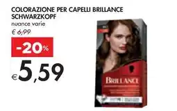 Bennet COLORAZIONE PER CAPELLI BRILLANCE SCHWARZKOPF offerta
