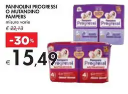 Bennet PANNOLINI PROGRESSI O MUTANDINO PAMPERS offerta