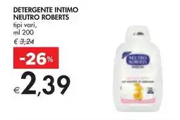 Bennet DETERGENTE INTIMO NEUTRO ROBERTS tipi vari offerta