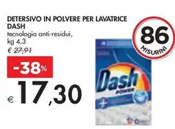 Bennet DETERSIVO IN POLVERE PER LAVATRICE DASH offerta