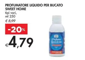 Bennet PROFUMATORE LIQUIDO PER BUCATO SWEET HOME offerta