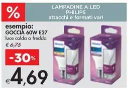 Bennet LAMPADINE A LED PHILIPS offerta