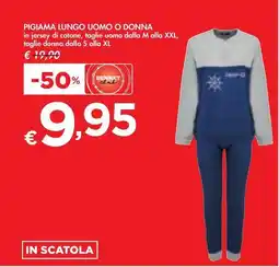 Bennet PIGIAMA LUNGO UOMO O DONNA offerta