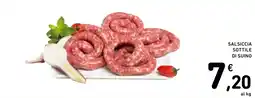 Spazio Conad SALSICCIA SOTTILE DI SUINO offerta