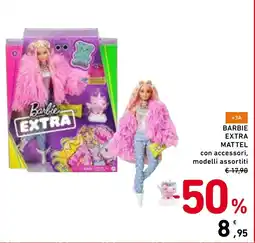 Spazio Conad BARBIE EXTRA MATTEL con accessori, modelli assortiti offerta