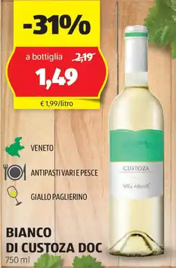 ALDI BIANCO DI CUSTOZA DOC 750 ml offerta