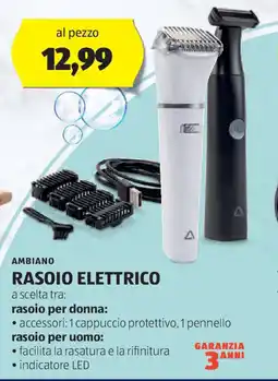 ALDI AMBIANO RASOIO ELETTRICO offerta