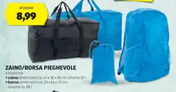 ALDI ZAINO/BORSA PIEGHEVOLE offerta
