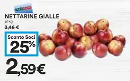Coop NETTARINE GIALLE offerta