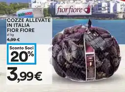 Coop COZZE ALLEVATE IN ITALIA FIOR FIORE offerta