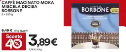 Coop CAFFÈ MACINATO MOKA MISCELA DECISA BORBONE 2x250 g offerta