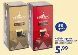 In'S Mercato Caffè in capsule compatibile NESPRESSO 275 g offerta