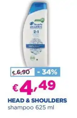 Acqua & Sapone HEAD & SHOULDERS shampoo 625 ml offerta