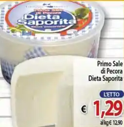 Primo Sale di Pecora Dieta Saporita
