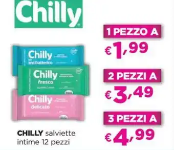 Acqua & Sapone CHILLY salviette intime 12 pezzi offerta