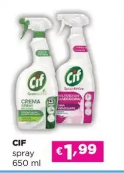 Acqua & Sapone Cif spray 650 ml offerta