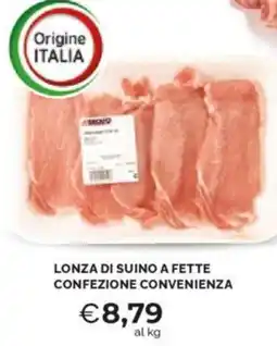 LONZA DI SUINO A FETTE CONFEZIONE CONVENIENZA
