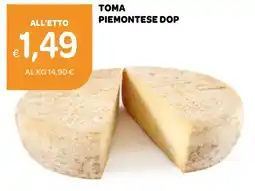 Ekom TOMA PIEMONTESE DOP offerta