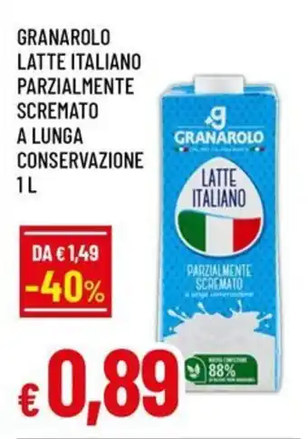 Famila GRANAROLO LATTE ITALIANO PARZIALMENTE SCREMATO A LUNGA CONSERVAZIONE 1 L offerta