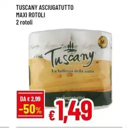 Famila TUSCANY ASCIUGATUTTO MAXI ROTOLI 2 rotoli offerta