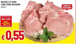 Famila BRACIOLE DI SUINO CONFEZIONE RISPARMIO offerta