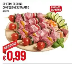 Famila SPIEDINI DI SUINO CONFEZIONE RISPARMIO offerta