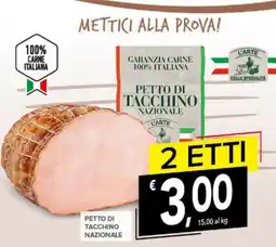 Todis PETTO DI TACCHINO NAZIONALE offerta