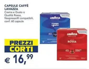 Esselunga CAPSULE CAFFÈ LAVAZZA offerta